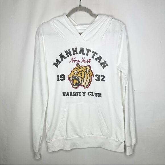 Recycled Karma Tops - RECYCLED KARMA Manhattan Varsity Club Hoodie NWOT in Small